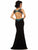 Johnathan Kayne - 573 Sleeveless Jeweled Cutout Gown in Black