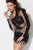 171300 Long Sleeve Jeweled Sheath Dress