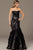 20309 Tiered Strapless Fitted Mermaid Gown