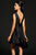 214018 Asymmetrical Jewel A-line Dress