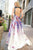 Marvelous Sleeveless Long Gown in Printed Floral Design 22753