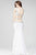 23185 Crystal Ornate Banded Plunge Cutout Jersey Gown