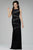 Stunning Bateau Neckline Dress with Beaded Bodice 24743
