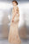 25664 Lace V-neck Sheath Dress