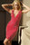 Crystal-encrusted V-Neck Sheath Dress 26415