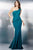 One Shoulder Asymmetrical Neck Sheath Dress 27358