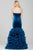 27903 Plunging Sweetheart Ruffled Mermaid Gown