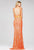 Lace and Bead Embellished Illusion Jewel Neck Sheath Dress 28200