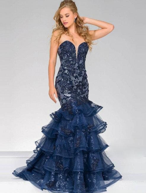 Classical Sweetheart Trumpet Long Dress 31021