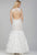 32079 Floral Fitted Feathered Mermaid Gown