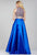 Stunning Two-Piece A-Line Dress in Jewel Neckline 32440