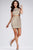 32689 Two Piece Sleeveless Sequin Fitted Dress