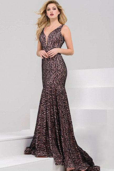 Pretty Sleeveless Long Trumpet Gown 33060