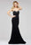 Beaded Sweetheart Jersey Trumpet Dress 33132