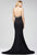 Beaded Sweetheart Jersey Trumpet Dress 33132