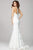 Graceful Evening Long Gown with Jeweled Strap 33159