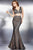 33916 Sexy Sleeveless Two-Piece Studded Trumpet Dress
