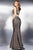 33916 Sexy Sleeveless Two-Piece Studded Trumpet Dress