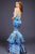 34075 Printed Sweetheart Mermaid Dress