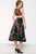 Sleeveless Floral Print A-Line Cocktail Dress 35209