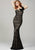 Elegant One-Shoulder Dress with Vintage-Inspired Lace 35298