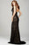 Elegant One-Shoulder Dress with Vintage-Inspired Lace 35298