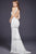 Halter Neck Dress with Floral Embellishment Design 36066