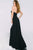 Artistically Strapless Asymmetrical Sheath Gown 36588
