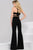 Stunning Two-Strap Bandeau Top Paired with Flared Pants 36730