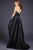 Sleek Sweetheart A-Line Gown with Ruffled Overskirt 37875
