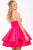Nice-looking Short Dress in Deep Sweetheart Neckline 39475