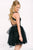 Beaded Short Prom Dress in Halter Neckline 39548