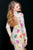 Long Sleeve Embroidered Cocktail Dress 39811