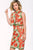 Floral Lace Jewel Neckline Sheath Cocktail Dress 41391