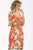Floral Lace Jewel Neckline Sheath Cocktail Dress 41391