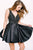 42209 V-Neck Beaded Taffeta Cocktail Dress