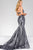 46811A Sweetheart Neck Empire Trumpet Gown