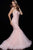 48728 Bead Embellished Strapless Mermaid Gown