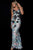 48987 Backless Embellished Lace Sheath Gown