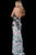 48987 Backless Embellished Lace Sheath Gown