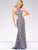 Lace Embellished Halter Neck Sheath Dress 49922