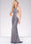 Lace Embellished Halter Neck Sheath Dress 49922