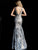 Jovani - Sequin Adorned Mermaid Evening Gown 65385  In Blue and Neutral