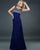 Sophisticated Bateau Neckline Dress in Ruched Bodice 72666