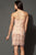 Strapless Lace with Satin Sheath Cocktail Dress 73091