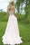 Simple Evening Gown with Beaded Bow Belt 89954