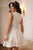 89989 Lace Netted Front Zip Up Cocktail Dress