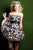 Polka Dot Strapless A-line Short Dress 90415