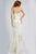 90471 Lace Applique Sweetheart Peplum Sheath Dress