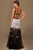 Floral Halter Neckline Trumpet Evening Dress 93101